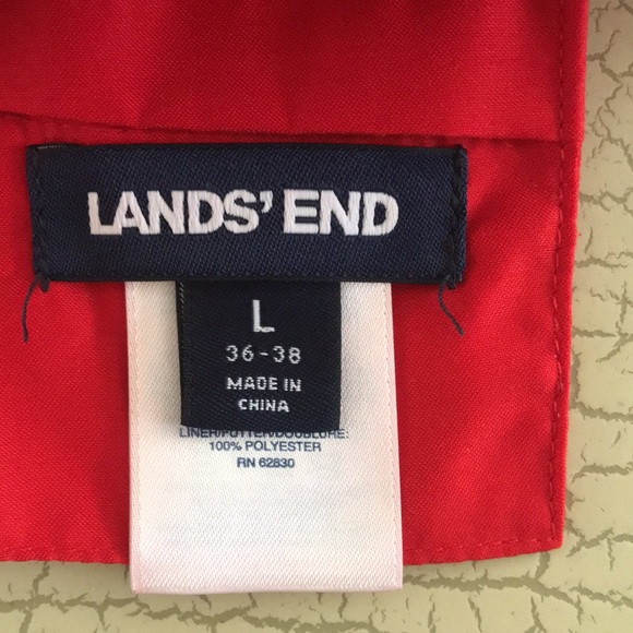 LandsEnd MENS Swim Trunks 8” Size L - Picture 3 of 4